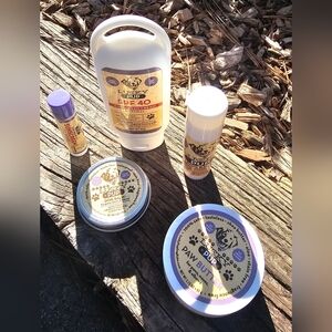 Dog Grooming Set - Cream and Purple